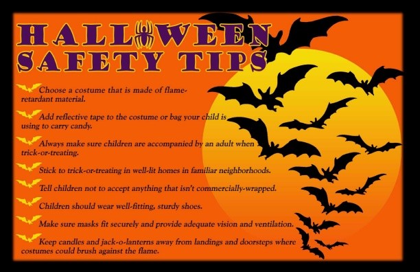 What are some tips for Halloween safety?